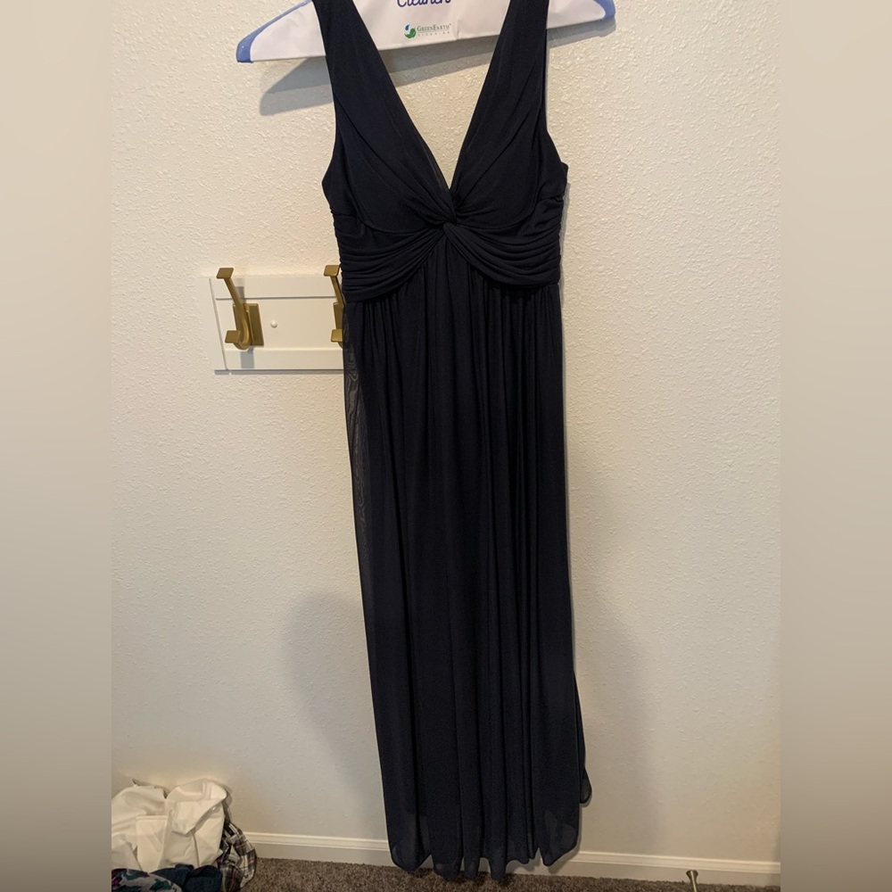 Navy blue Birdy Grey size small bridesmaid dress with alterations.